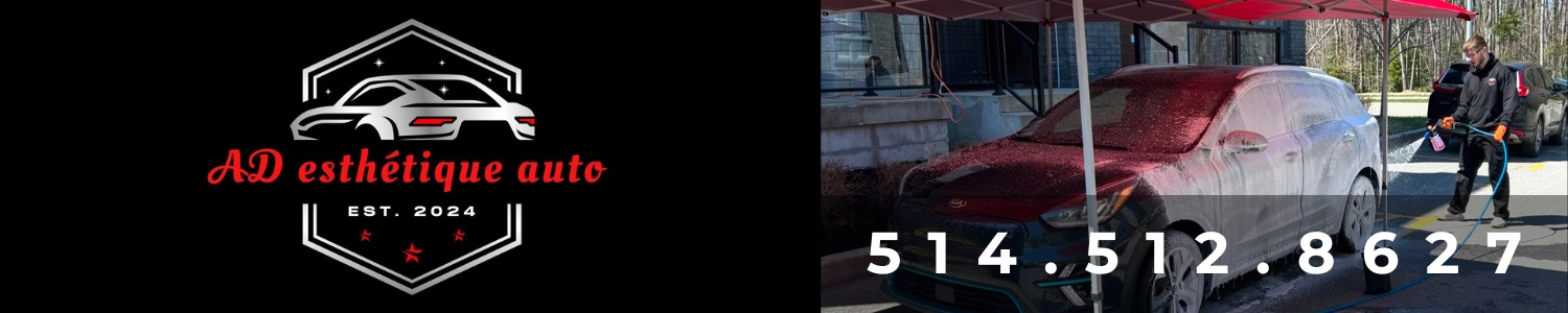 AD Esthétique Auto - Lavage intérieur et extérieur, Polissage, Nano-céramique Terrebonne