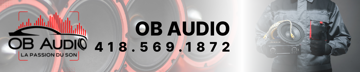 OB Audio - Système de son - Audio Auto - Haut parleur Bateaux - Radio Auto